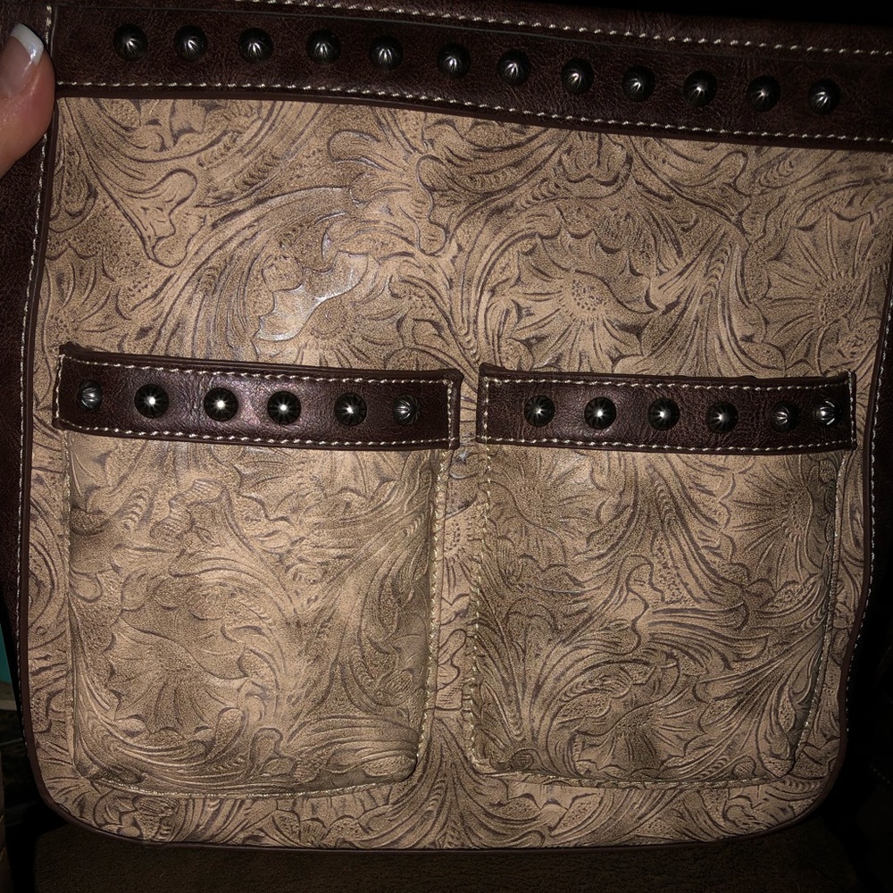 Blazin Roxx Brown & Sand Crossbody Bag